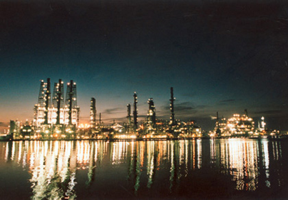 Refinery in Pascagoula, Mississippi.