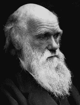 Black and white photograph of Charles Darwin.