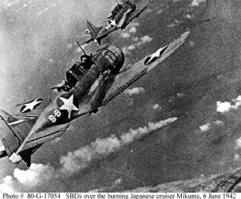 Battle of Midway, June 1942.