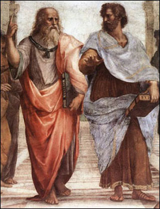 Plato and Aristotle.