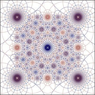 An image comprised of multiple interconnected multi-colored circles.