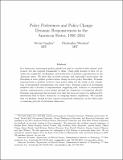 Policy Preferences And Policy Change Dynamic Responsiveness In The American States 1936 2014