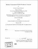Robust constrained model predictive control