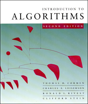 Cover of textbook, Introduction to Algorithms, Second Edition by Cormen, Leiserson, Rivest, and Stein.