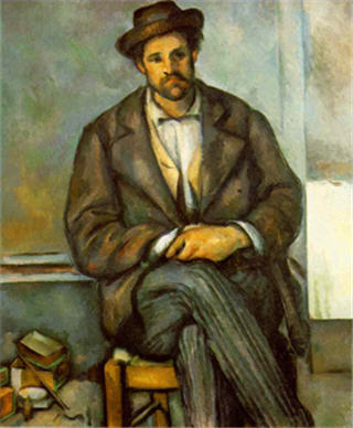 Seated Peasant by Paul Cezanne